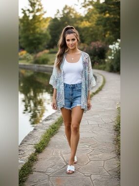 LOVE TREE Lightweight Kimono